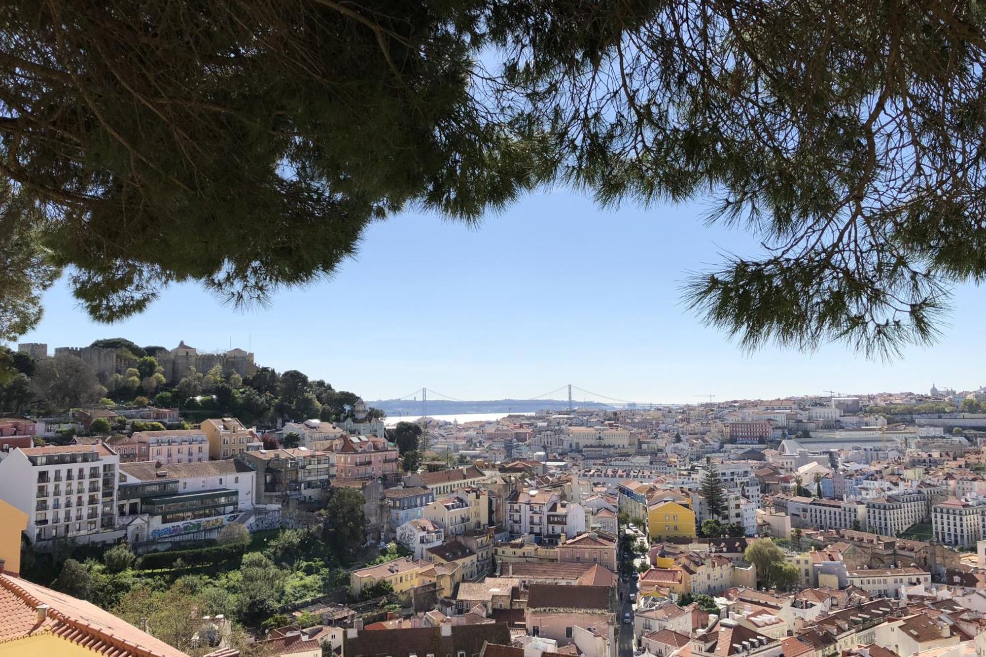 Sunny 3Bdr Apartment In Graca By Lovelystay Lisboa Kültér fotó